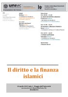Seminario: Il diritto e la finanza islamici