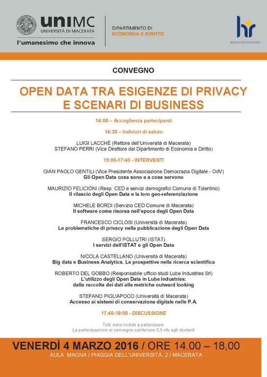 convegno Open Data