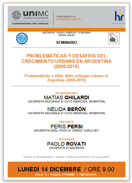 Problematiche e sfide dello sviluppo urbano in Argentina (2000-2015)