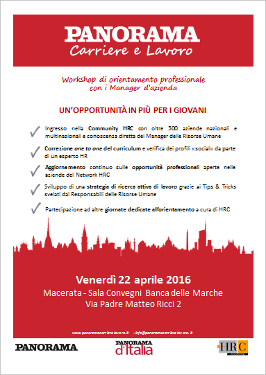 Workshop di orientamento professionale con i Manager d’azienda