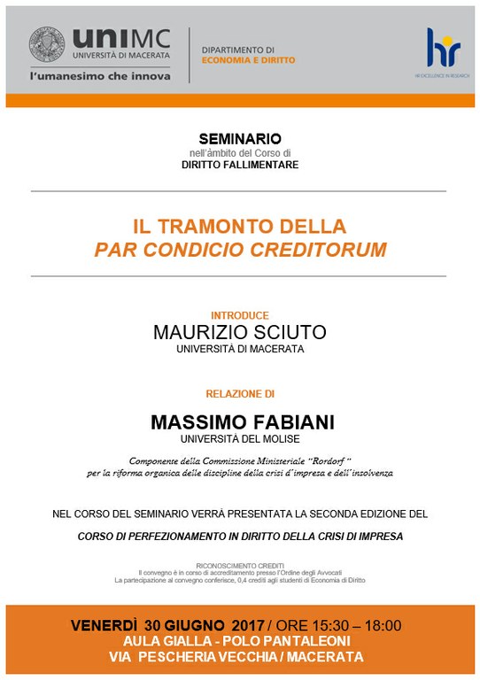 IL TRAMONTO DELLA PAR CONDICIO CREDITORUM 