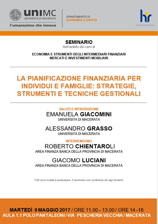 LA PIANIFICAZIONE FINANZIARIA PER INDIVIDUI E FAMIGLIE: STRATEGIE, STRUMENTI E TECNICHE GESTIONALI