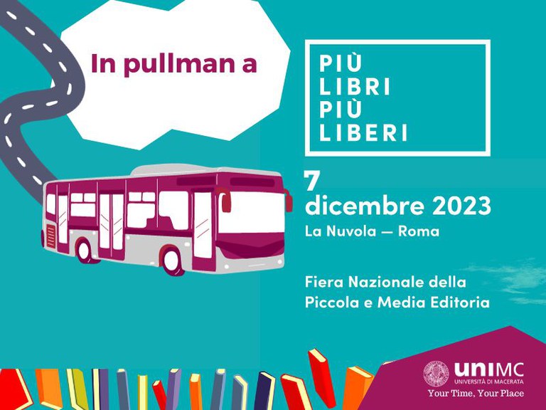 Parti con UniMc per la Fiera “Più libri più liberi” di Roma