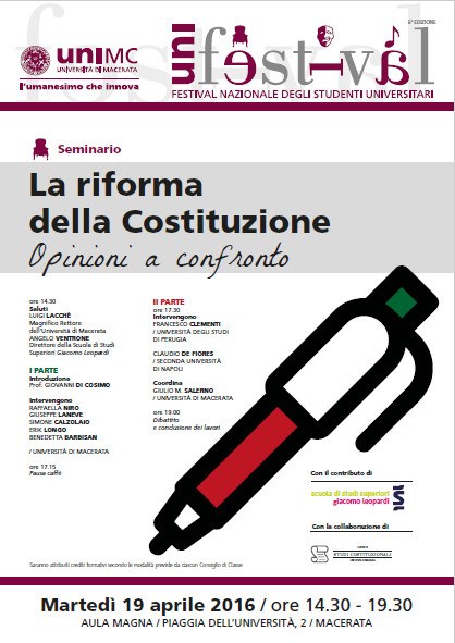 La riformadella CostituzioneOpinioni a confronto